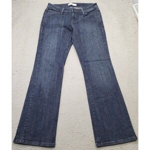 Levi's 545 Low Bootcut Jeans Womens Blue Denim Red Tab 5-Pocket Design Dark Wash